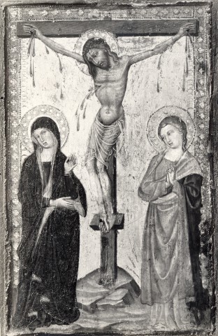 Trapani — Maestro del Trittico di Panzano - sec. XIV - Crocifissione di Cristo — insieme